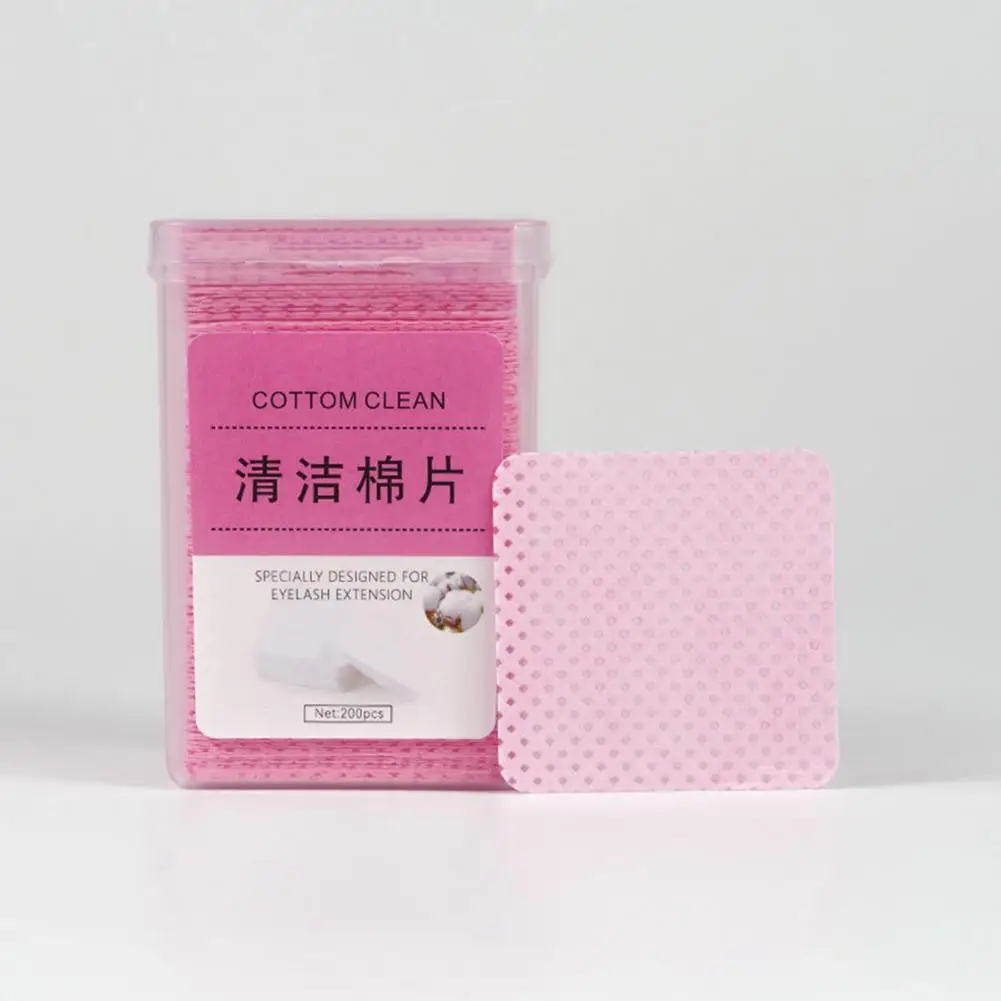 Eyelash Extension Glue Wipes Nail Polish Wipes Lint-free Pads for Lash Extensions Glue Nail Polish Removal Beauty Salon Supplies