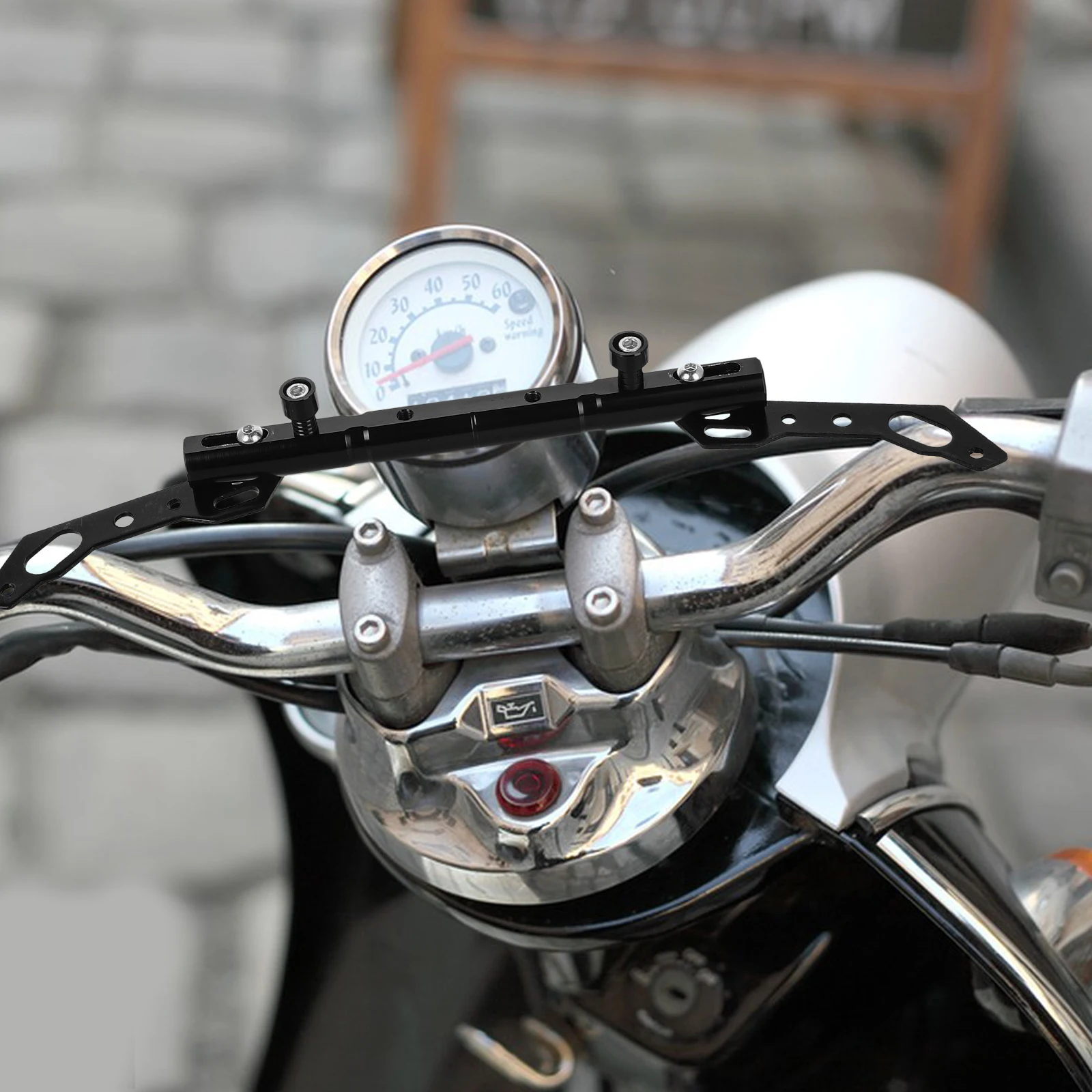 

Motorcycle Handlebar Balance Bar Replacement Durable Metal Extension Bracket For Electric Scooter Modification