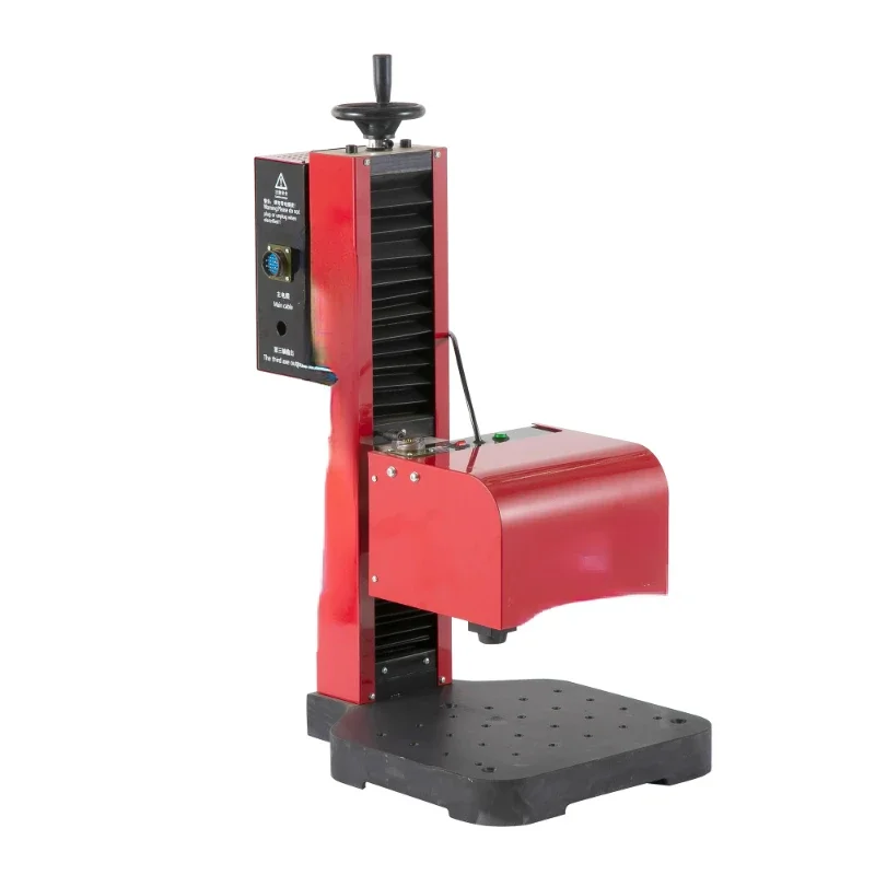 Hot sales Pneumatic benchtop dot pin marking machine connecting with laptop bench top dot peen marking system on metals