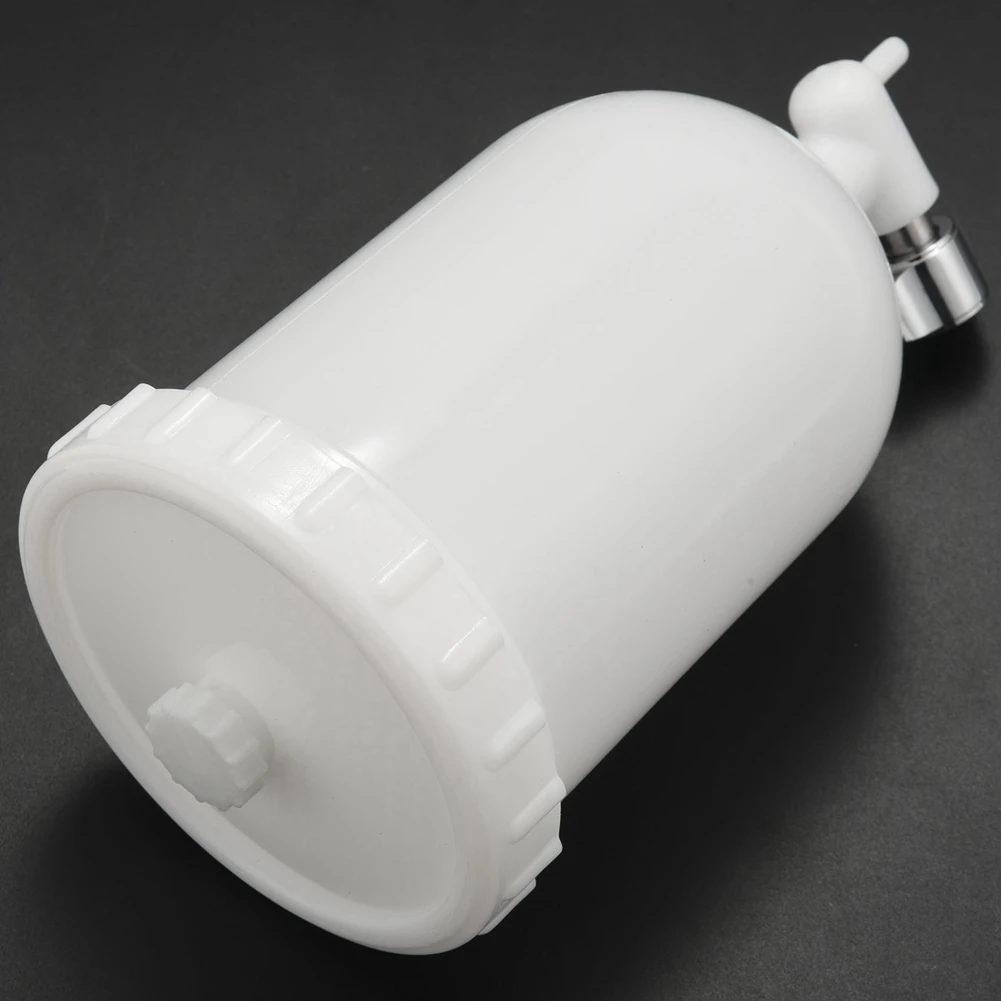 

2X Spray-Gun Pot, 400Ml Plastic Side Feed Plastic Paint Cup Paint Spray-Gun Cup Replacement Pot Fast Mover For Spray-Gun