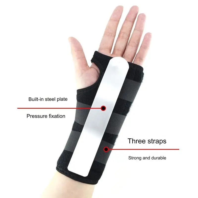 Masculino e Feminino Tenossinovite Esporte Proteção Hand Strap, Guarda, Fratura do pulso, entorse Correias articulares, Protector, Post Osso