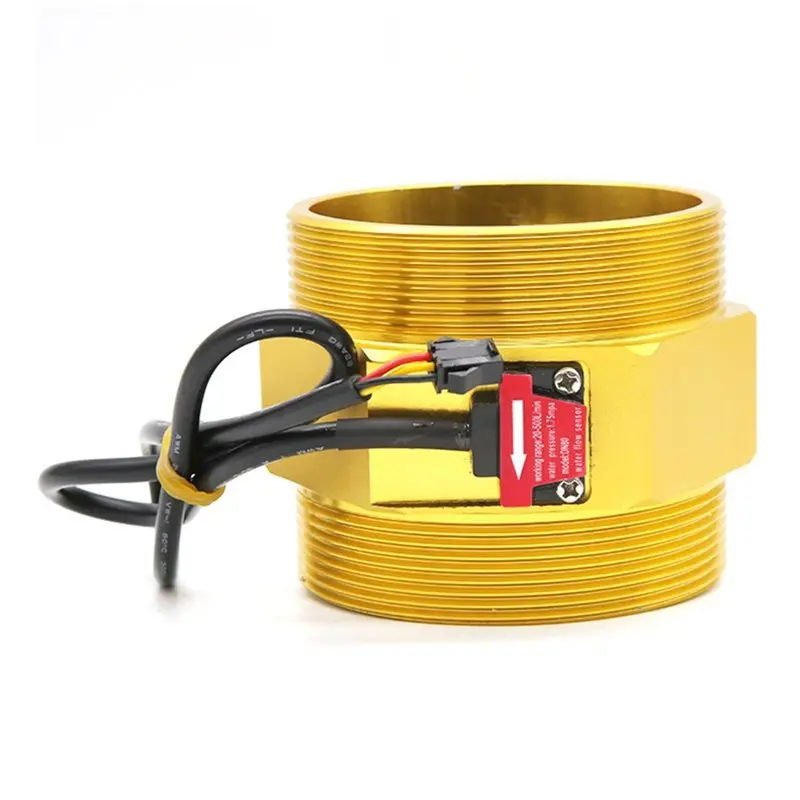 

DC3.5-24V Water Flow Sensor, Brass Liquid Flow Meter, Fluid Flow Sensor Switch, Suitable For Farmland Irrigation Systems