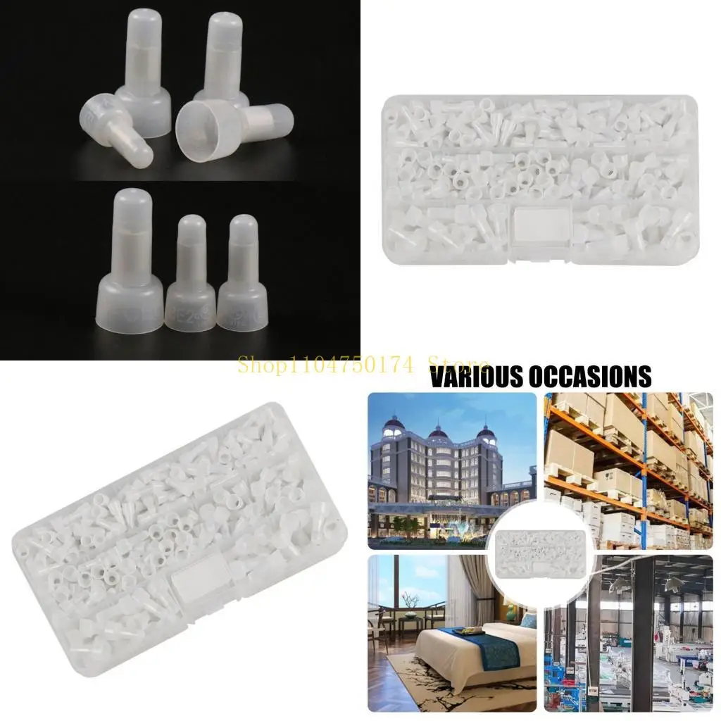 250Pcs/Pack Multiple Size Crimp Caps With Nylon Shell Crimp Terminal For Electrical Application Wiring Projects Use top sale
