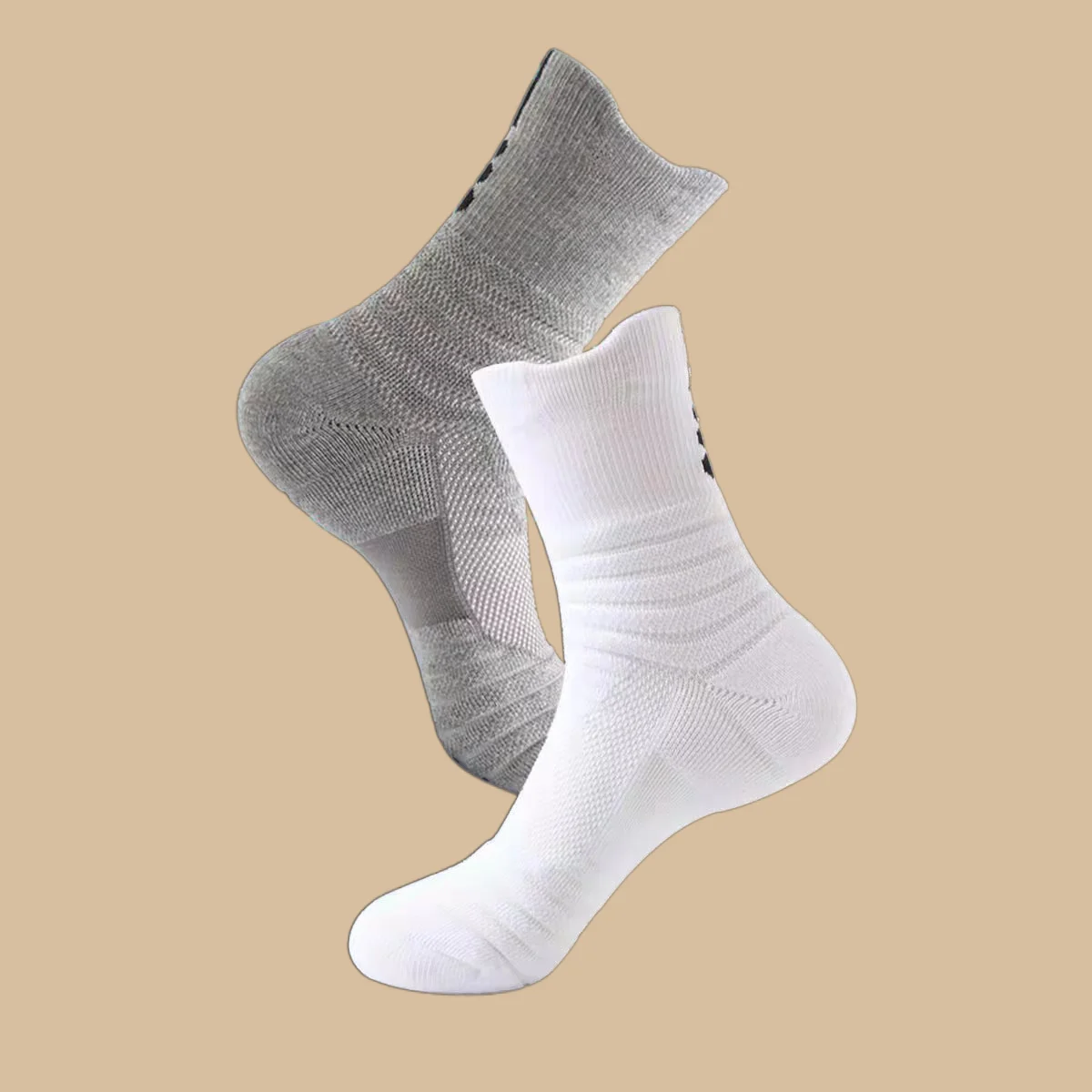 5/10 Pairs High Quality Basketball Men's Thickened Socks Towel Bottom Anti Odor Quick Drying Running Sports 2024 Fashion Socks