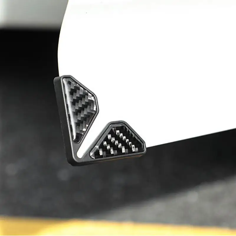 Car Door Protector Sticker 2Pcs Carbon Fiber Auto Door Edge Guards Anti-Scratch Car Door Edge Trim Strong Adhesive Stylish Car