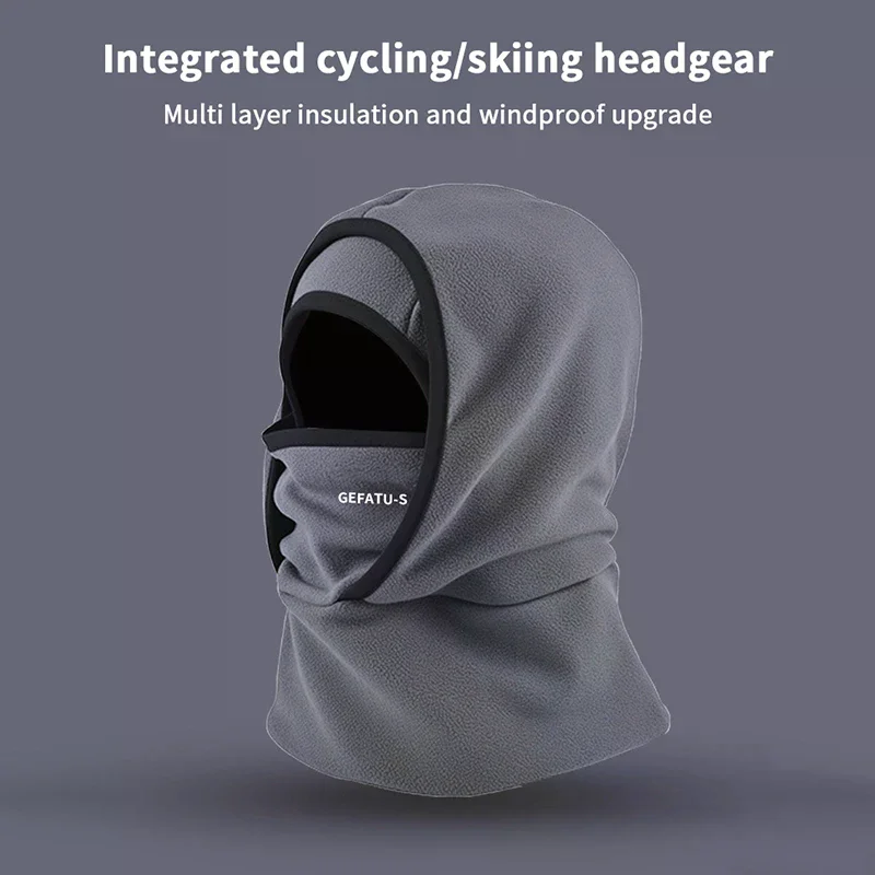 New Windproof Balaclava Hat Cold Proof Keep Warm Ear Protection Cap Multifunctional Cycling Mask Outdoor Sport