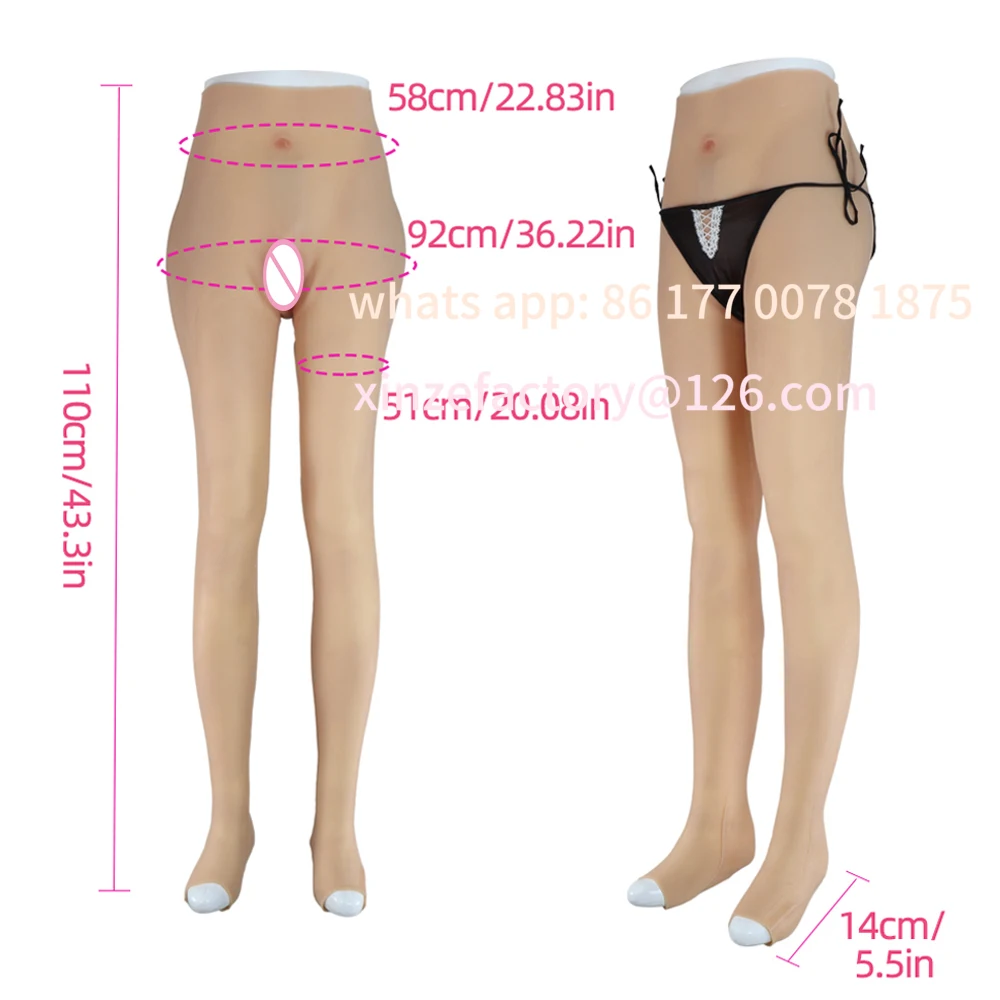 Customizable Realistic Silicone Panties Gays Pussy Pants Sexy Fake Vagina Form Crossdresser Transgender Shemale Drag