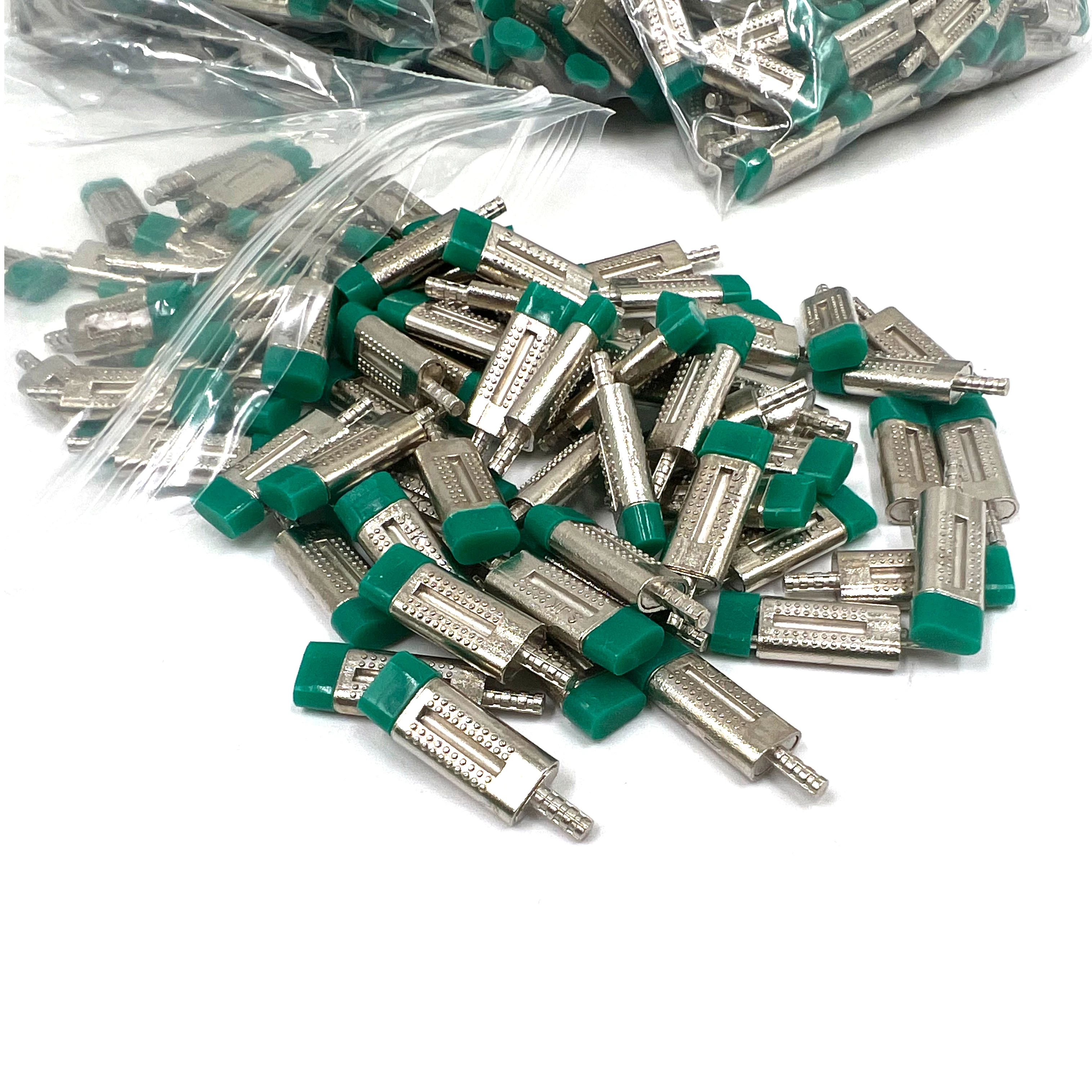 1000pcs Dental Lab Dowel Pins Double Twin Master Pins with Sleeves with Pindex For Dental Lab Stone Model Work