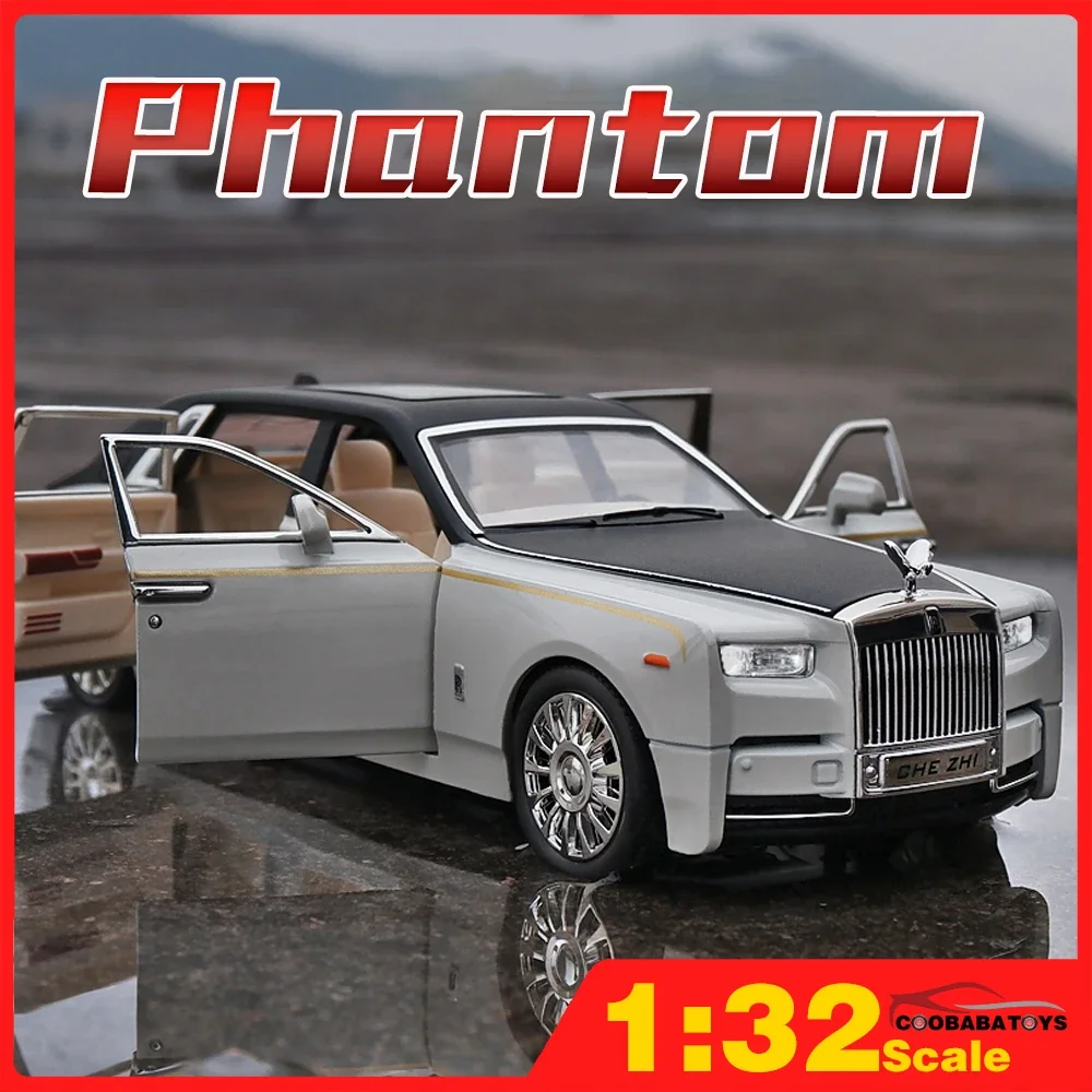 

Scale 1/32 Exquisite Phantom Metal Diecast Alloy Toy Cars Models Trucks For Boys Children Kids Toys Vehicles Hobbies Collection