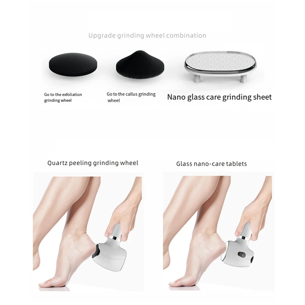 B98A-Multi-Function Electric Foot Grinder Dual Grinding Head Callus Pedicure Machine Home Use Pedicure Machine For Pedicure