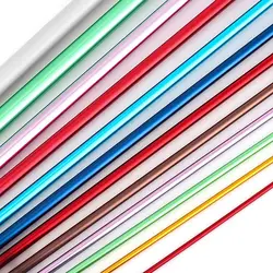 14Size 2.5mm-11mmTunisian Afghan Crochet Hooks Multicolor Aluminum Knitting Needles Hook Weaving Tool Long Sweater Scarf Needle