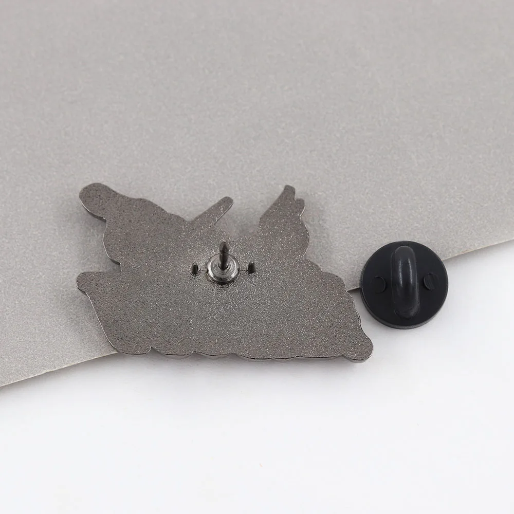 Ace Attorney Emaille-Pin Gyakuten Saiban Logo-Abzeichen Phoenix Wright "Objection!" Brosche Spiel-Merchandise für Fans Anstecknadel Schmuck Geschenk – Detail 3
