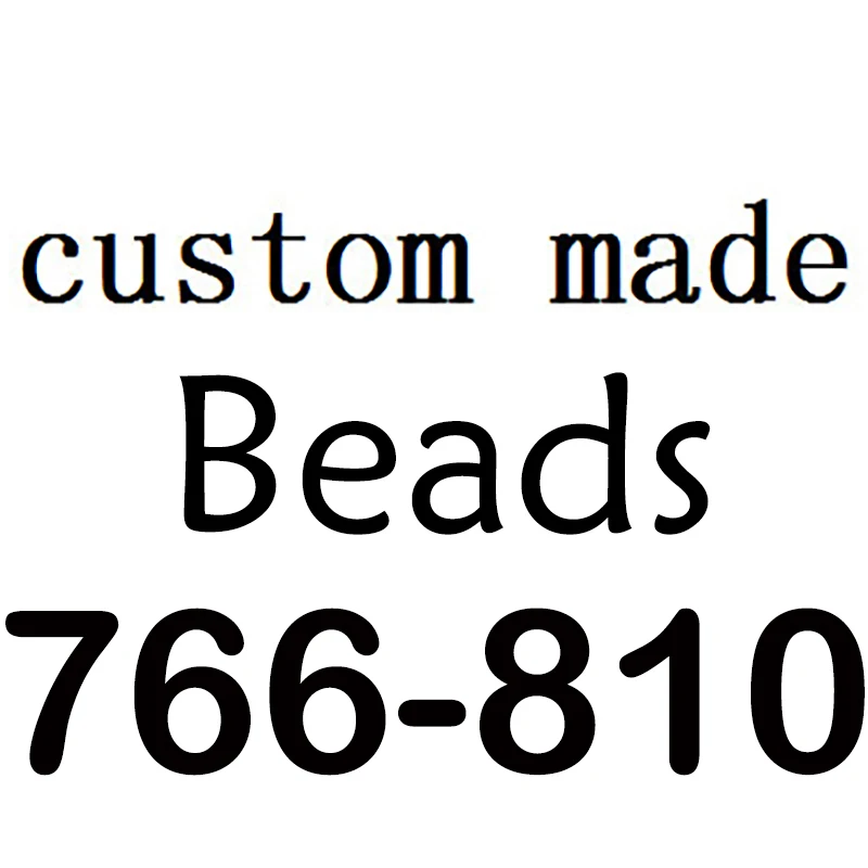 Seialoy 10pcs/lot Custom Beads AD0766-0810 Please Contact Customer Service To Send Pictures