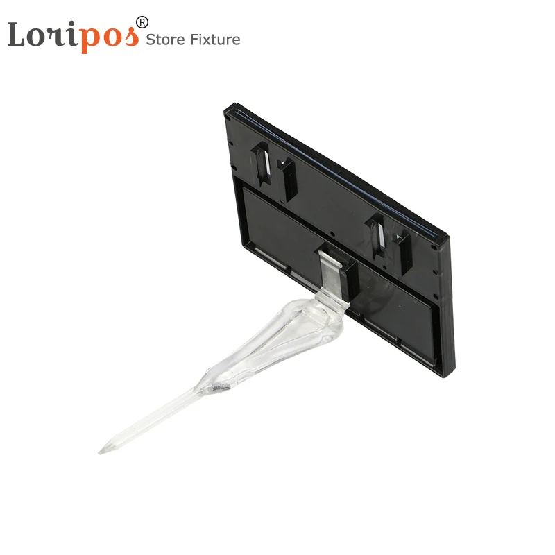 Label Sign Pop Frame Holder Clip Pin Stand for Supermarket Promotion