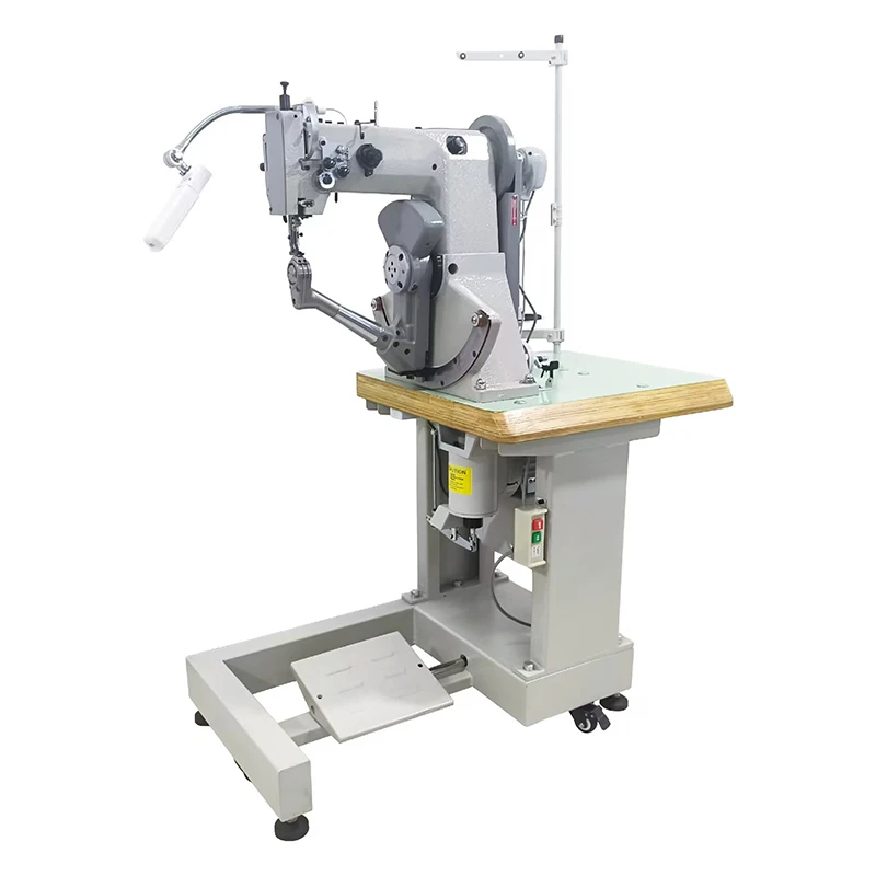 CP-168H Industrial Flat-Bed Double   Double Shuttle Lock Stitch Servo Motor Sewing Machine for Shoes Manufacturing Plant