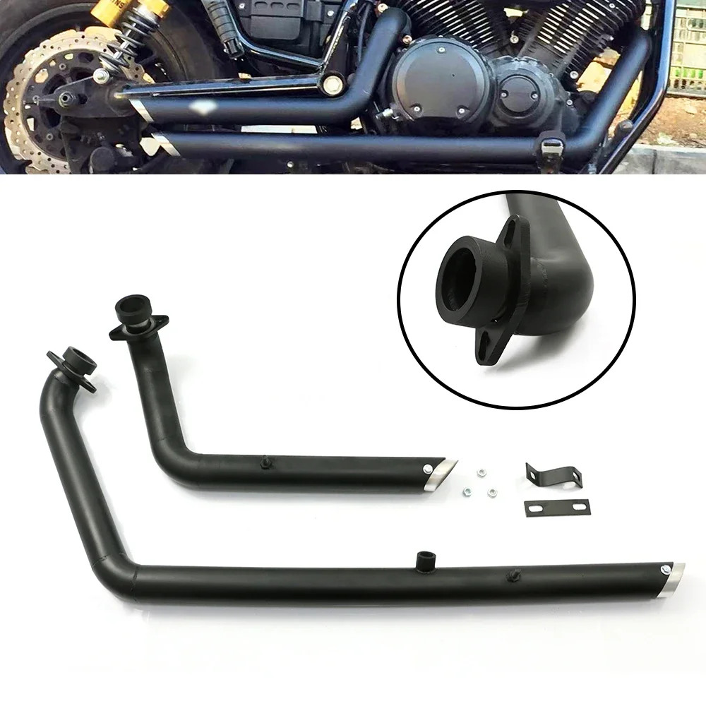 For Yamaha V-Star XV950 Bolt XVS950 XV 950 All Years Motorcycle Exhaust Pipe Mufflers Full Exhaust System Drag Pipes Silencer