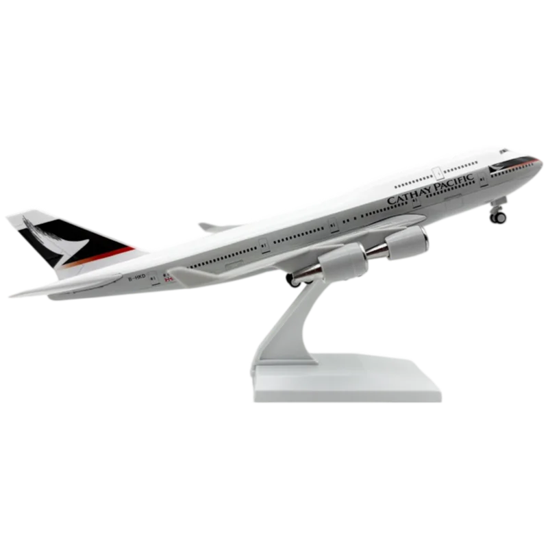 Boeing 747 Cathay Pacific 1/200 Scale Resin 31cm, Airplane Model, Miniature Items, Aviation, Toy, Adult Collectible, Airport