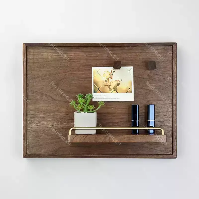 Nordic solid wood electricity meter shielding box, weak current switch storage rack