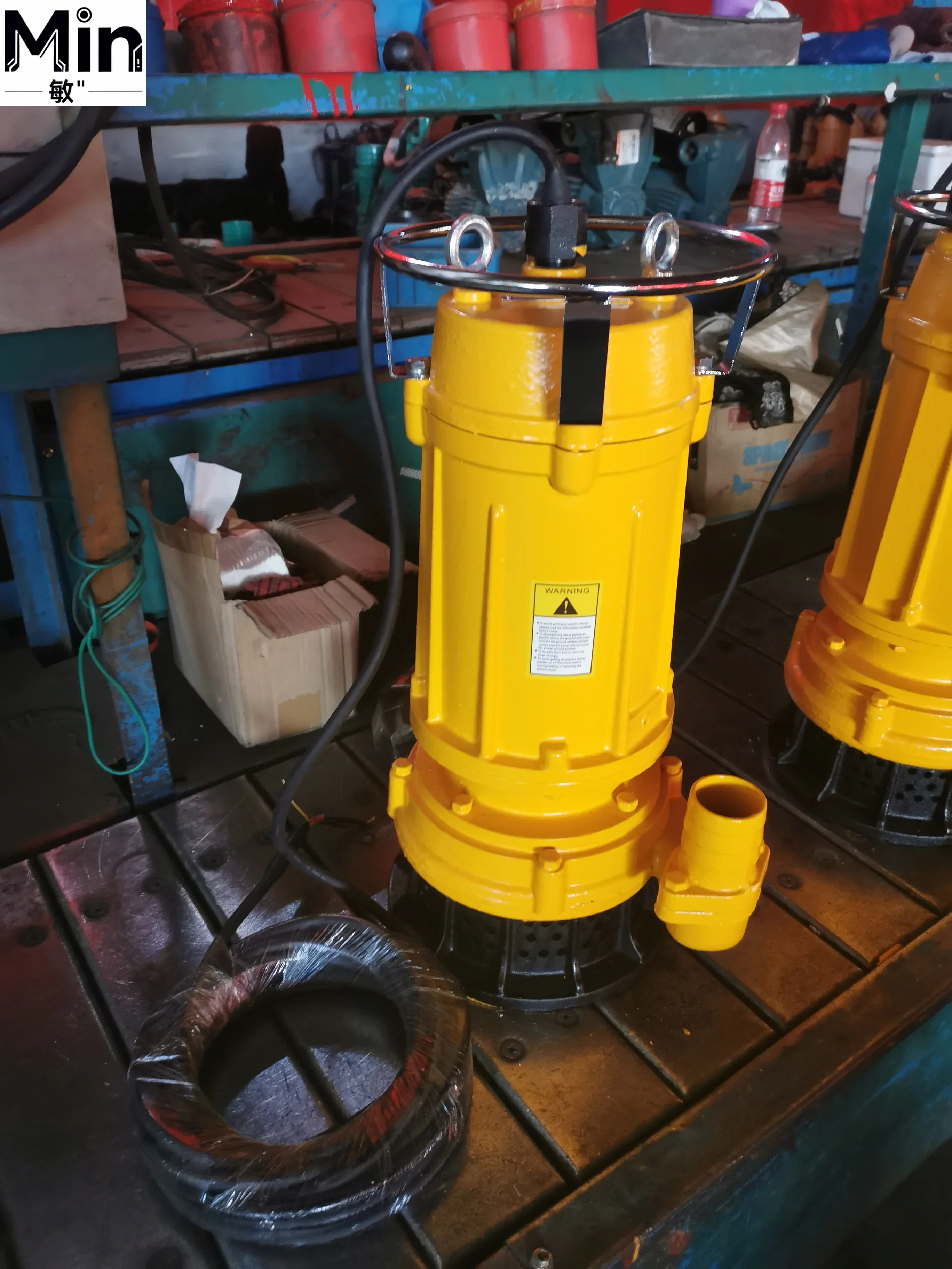 WQD Industrial WQ Submersible Water Pump 1-30Hp 380V Single-Stage Lift for Wastewater Sewage Treatment Laboratory 2inch Outlet