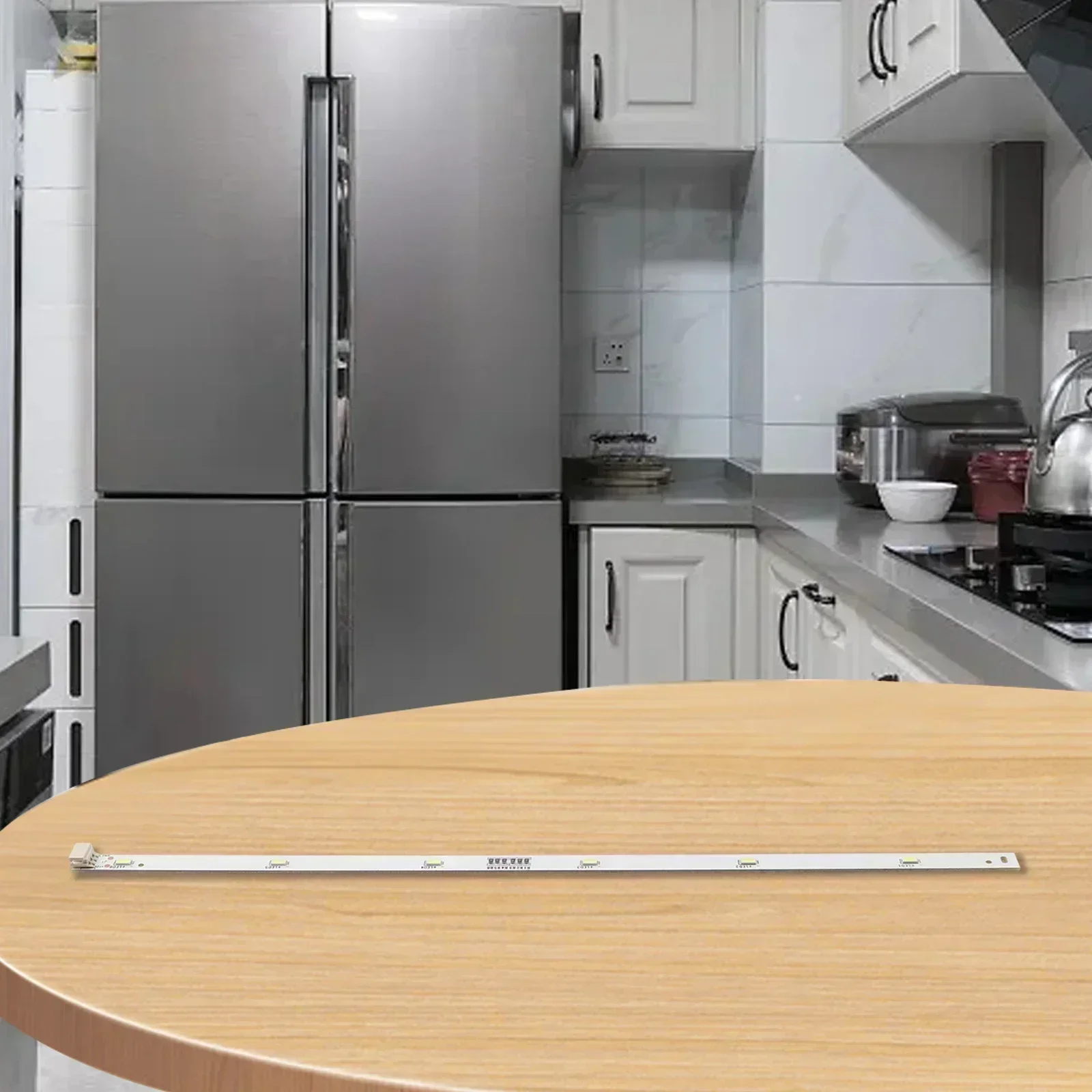 

LED Refrigerator Lighting 0064001621 Suitable For Haier BCD-486WDGE 402WLDCJ Refrigerator Lighting 33.5*1CM 6 Per Strip 3V