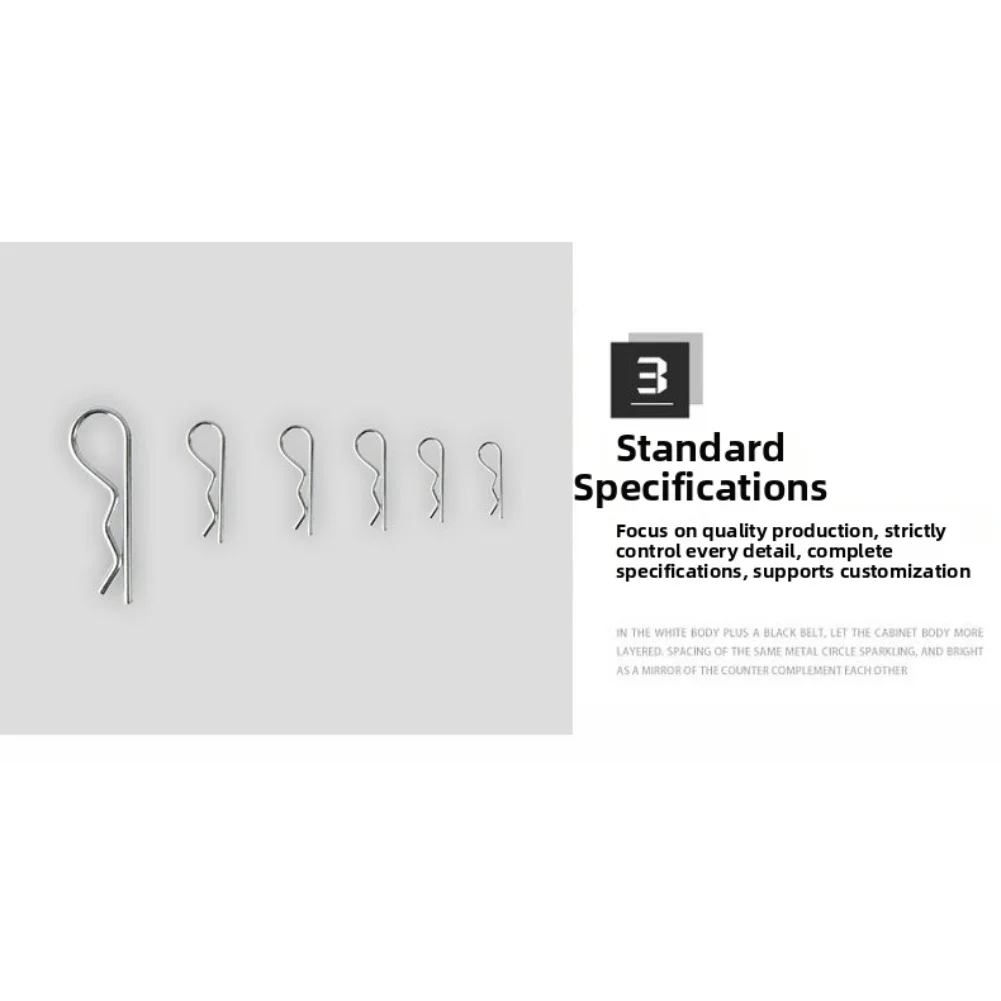 Galvanized R-type Split Pins Galvanized Finish Storage Box Included Secure Fastening Design Repair And Maintenance