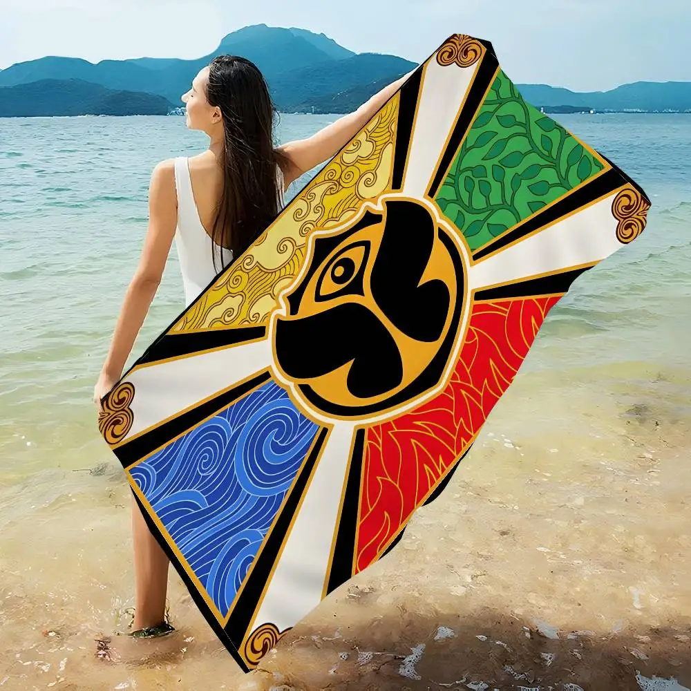 Music Festival TOMORROWLAND Electronic music Microfiber Beach Towel Absorbent Quick dry Soft Yoga Swimming Resort Climbing Towel