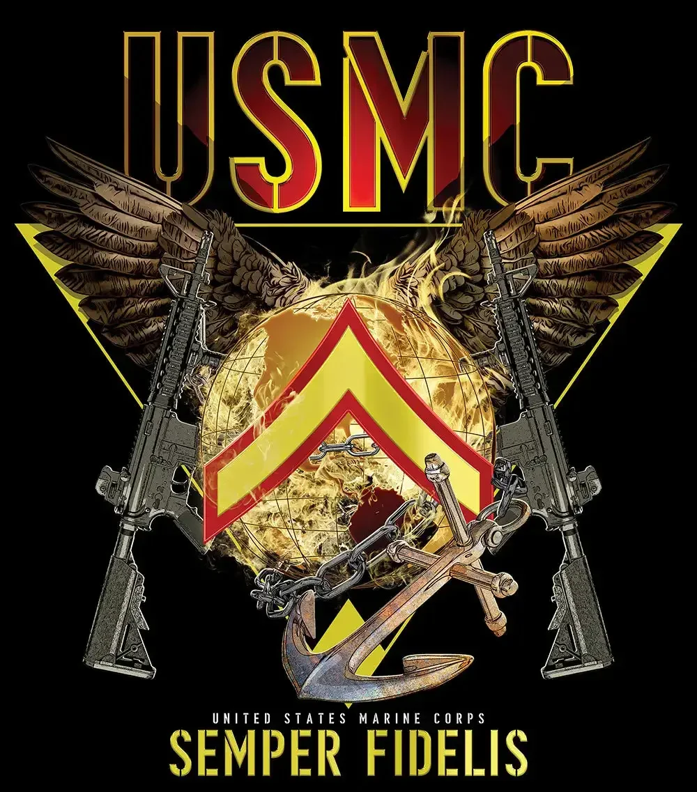 Semper Fidelis Choose Your Rank US Marine Corps T-Shirt 100% Cotton O-Neck Summer Short Sleeve Casual Mens T-shirt Size S-3XL
