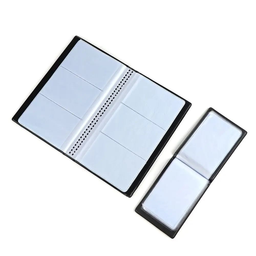 مجموعة بطاقات جلدية ألبوم حامل بطاقات كتب 40/120/180/240/300 بطاقة الائتمان بطاقة الهوية حاوية المحفظة #2