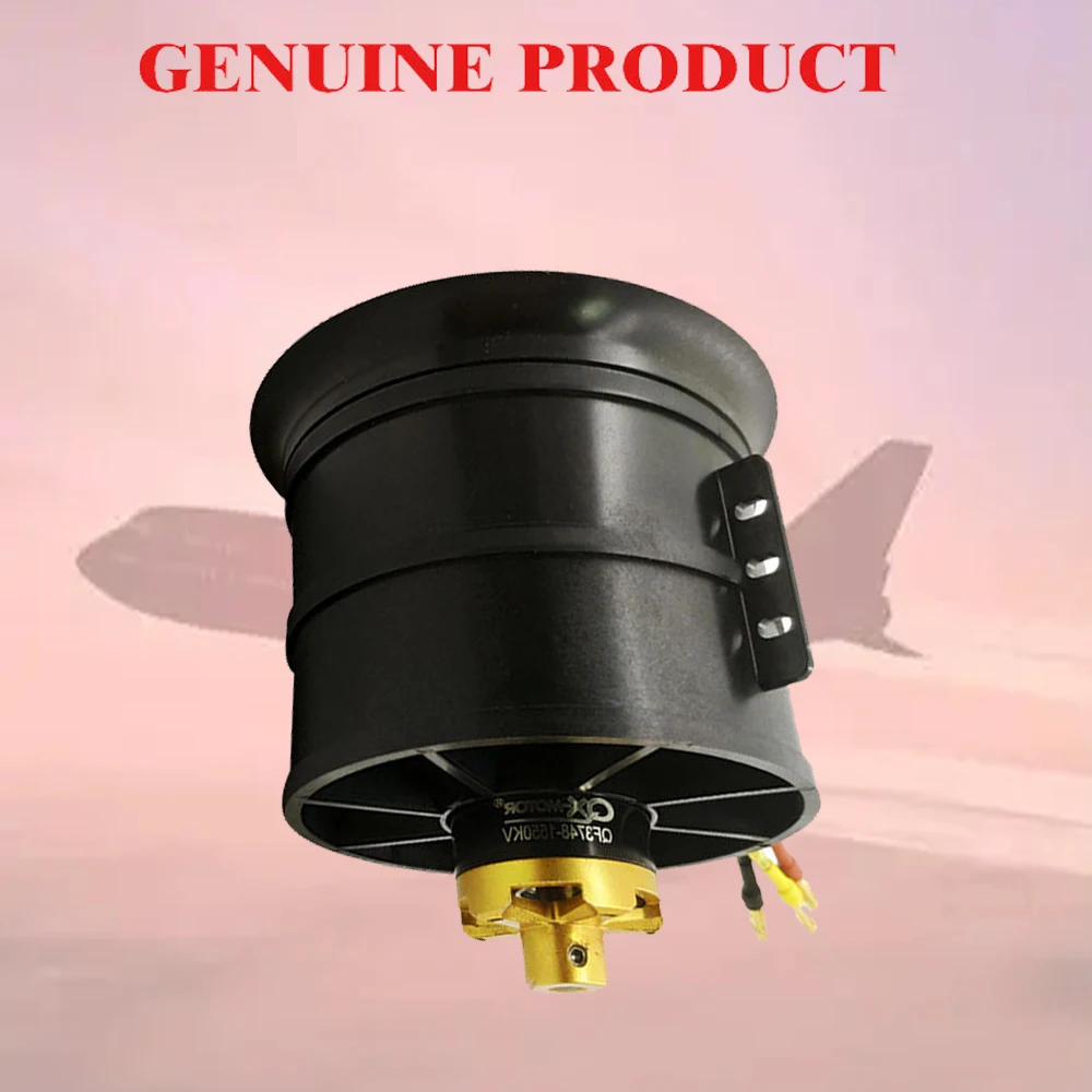 QX-MOTOR 6s 8s 12s Brushless Motor 90mm EDF Ducted 12 Blades Fan  for RC Airplane Drone Model