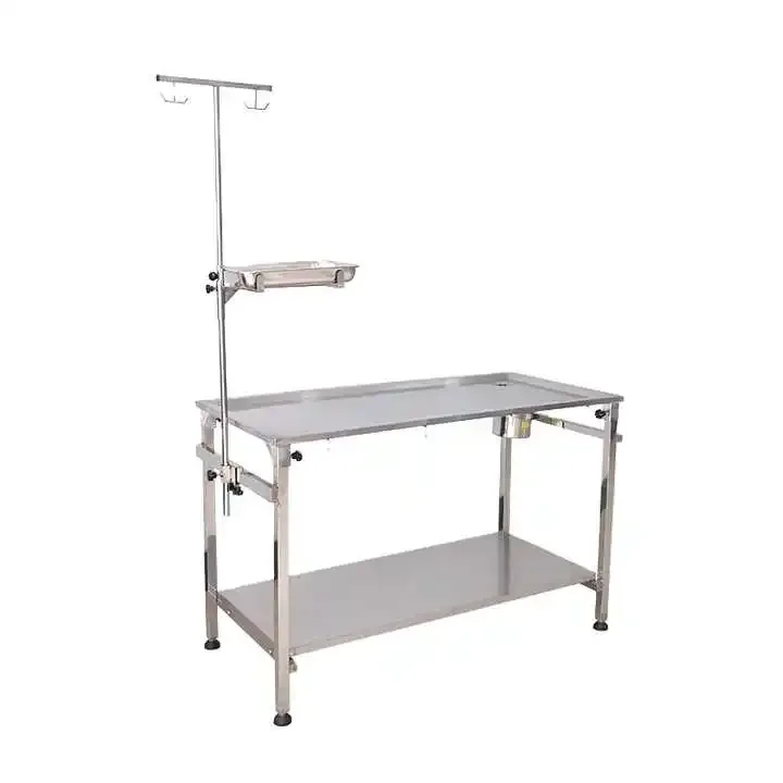 

Dual-Layer 304 Stainless Steel Operating Table Simple Operation Multi-Purpose Veterinary Instrument Dog Disassembly Storage