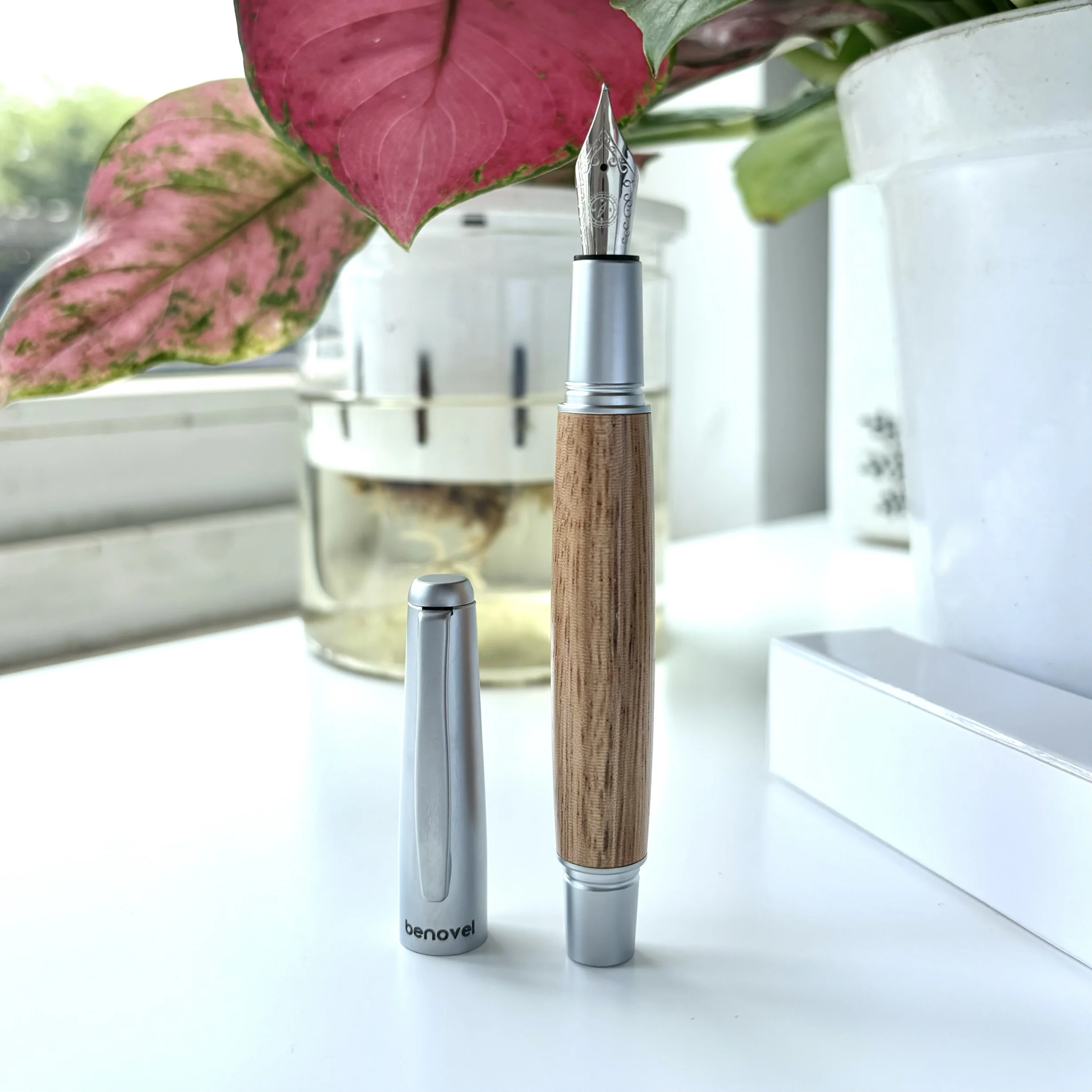 

Benove Fountain Pen African Zebra Wood Log Japanese Wind Pen Souvenir Student Business Pen Office Supplies School Supplies