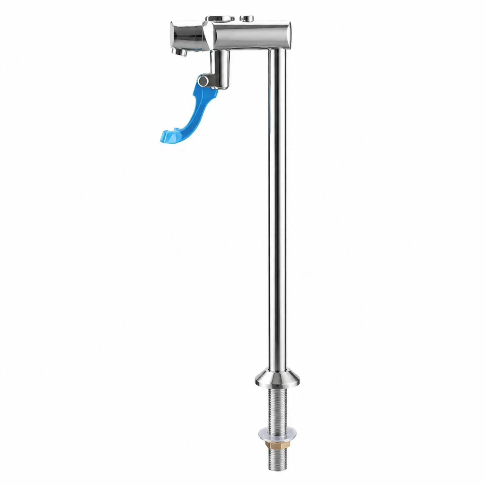 Single Lever Beverage Faucet for Coffee Shop Cup Rinser Station Drinking Water Dispenser 304 Stainless Steel Chrome Finish Bar