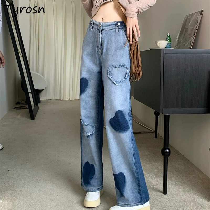 

Jeans Women Loose Design Vintage Fashion Retro All-match Comfortable Leisure Streetwear High Waist Autumn Korean Style Ladies