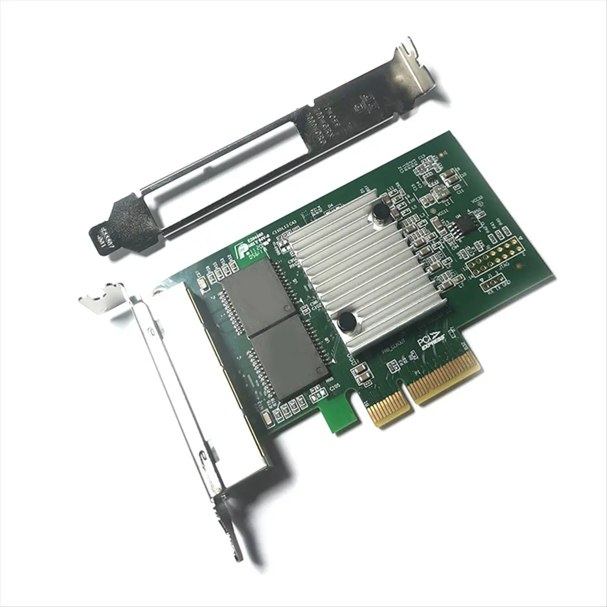 Super Sale PCIe 1860-4T Gigabit Ethernet Network Card LAN Card 4 Port Pcie Network Adapter 1000Mbps High-Speed for Win7/8/10