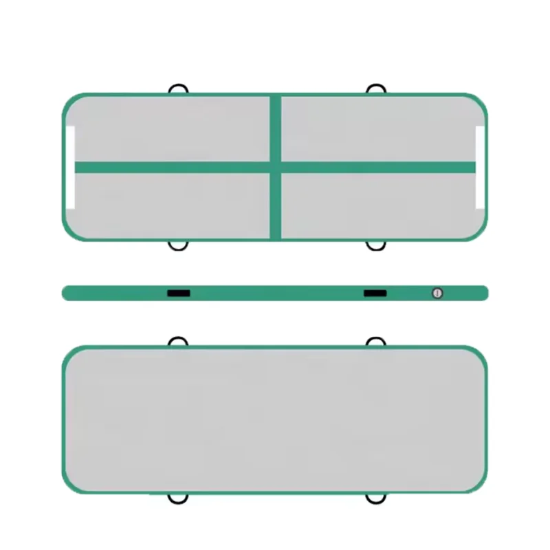 Reachsea, gran oferta, uso doméstico, entrenamiento, porristas, playa, parque, gimnasia inflable de PVC, pista aérea, colchoneta de colchón para cultivo a la venta