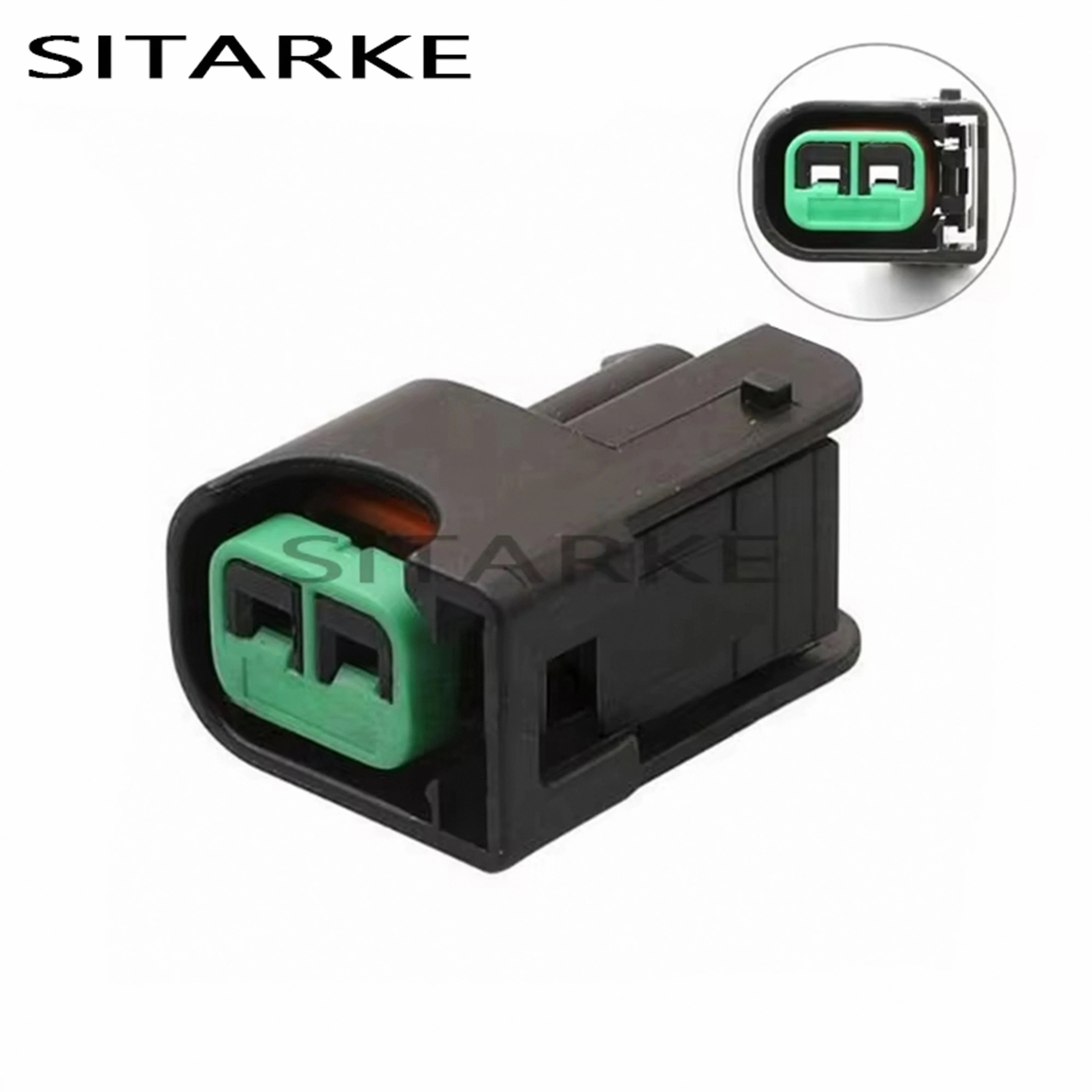 

1 Set 2 Pin Automobile Waterproof Plastic Harness Wire Connector Female Electrical Cable Plug HP6181-0512