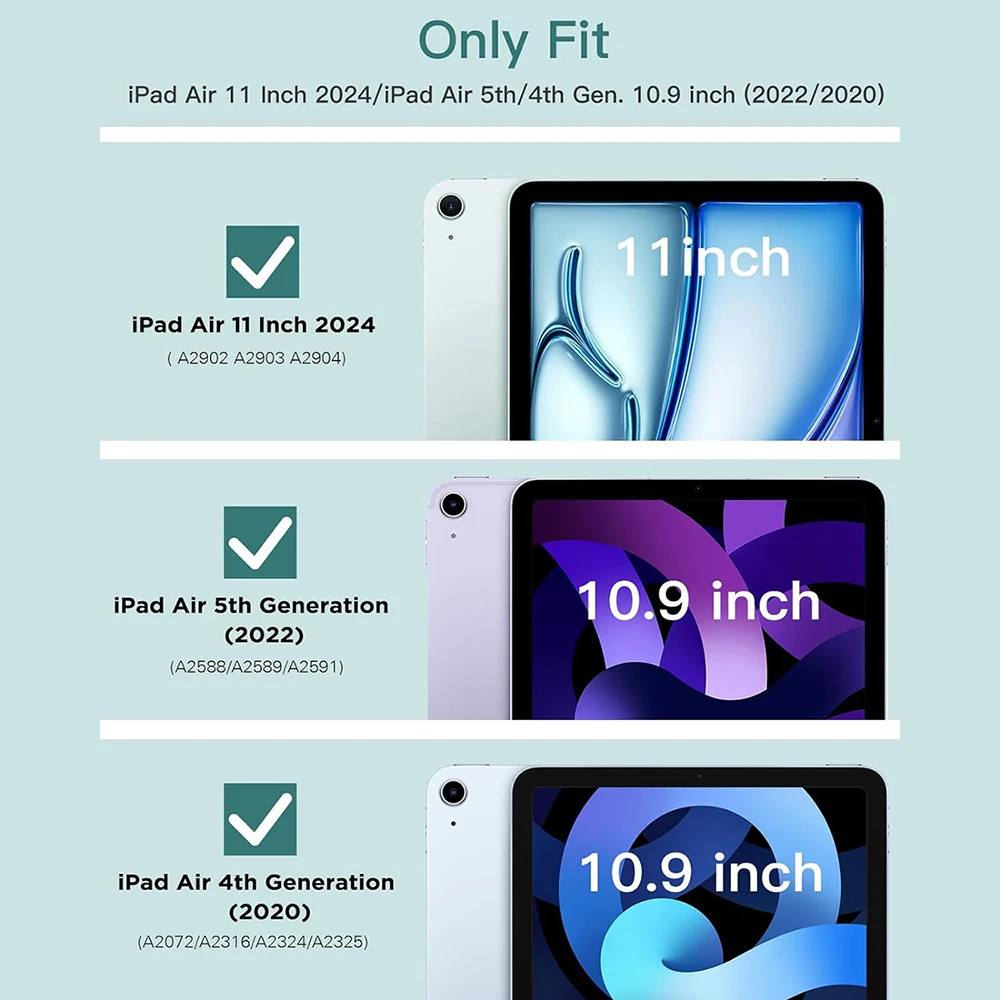 Soft Silicon Transparent Case For iPad Pro 12.9 13 11 inch 9.7 iPad 11 10.9 6 5 10.2 4 3 2 Air 13 11 2 1 Mini 7 6 5 4 3 2 Cover