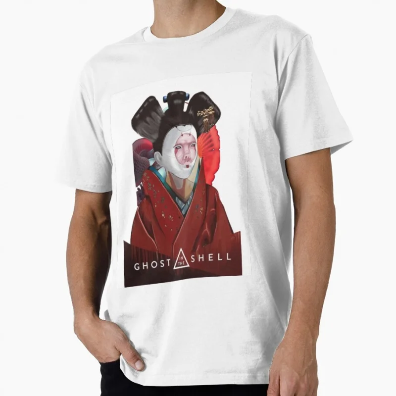 

Asian Cyberpunk Ghost In The Shell Anime T Shirt 0507 Cyberpunk Major Motoko Graphic Tee Y2K clothes All size Tops S-6XL