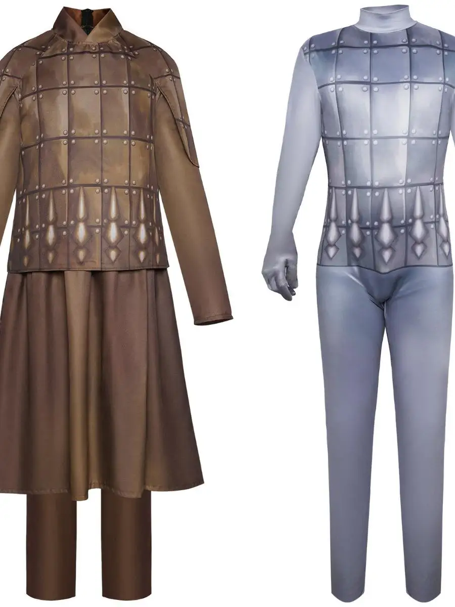 جديد أزياء أنيمي loween Terracotta Warrior مجموعة مرحلة الأداء ملابس نسائية عرقية Faion ربيع 2024