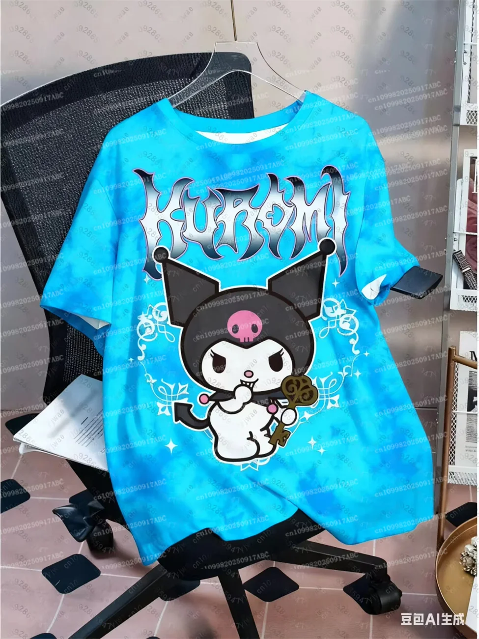 

Мужская футболка Y2K, повседневная спортивная футболка Kuromi, мужская футболка с 3D принтом, детская футболка, спортивная футболка на открытом воздухе, женская футболка, топ