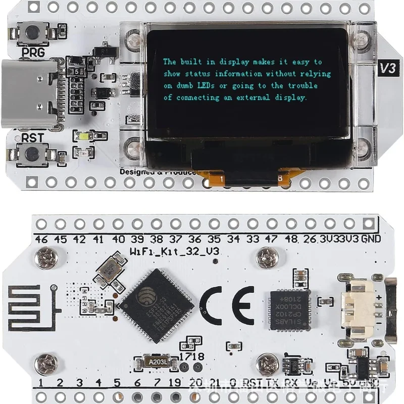 SX1276 ESP32 LoRa 868MHz-915MHz 0.96 بوصة شاشة OLED زرقاء بلوتوث WIFI Kit 32 لوحة تطوير