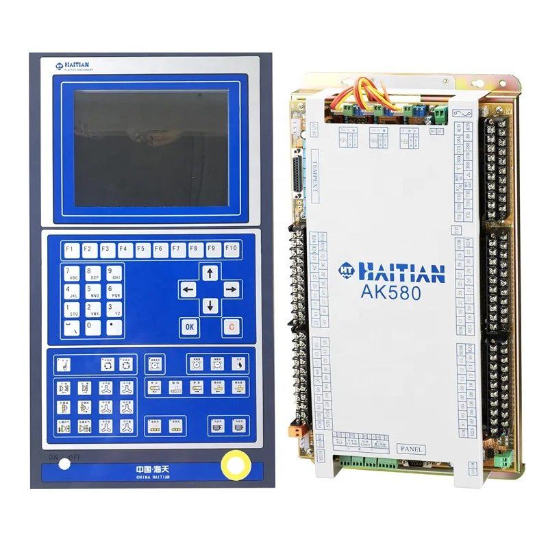 

Gold seller HAITIAN AK580 with I10 Panel ( 10.4''/ 8.4'' Inch Panel ) Control System , Full Set PLC for Molding M
