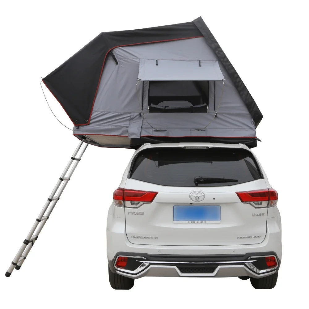 

Professional Large Camping Outdoor Side Opening Rooftop Tent Hard Shell Car Roof Tent Top Aluminum Tent