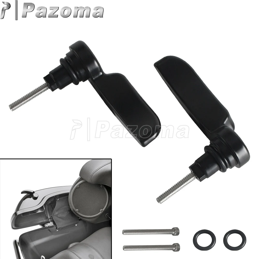 Saddle Bag Latch Handle Levers For Harley Touring Road Glide Special Ultra ST Limited Motorcycle Saddlebag Lid Lifter 2014-2023