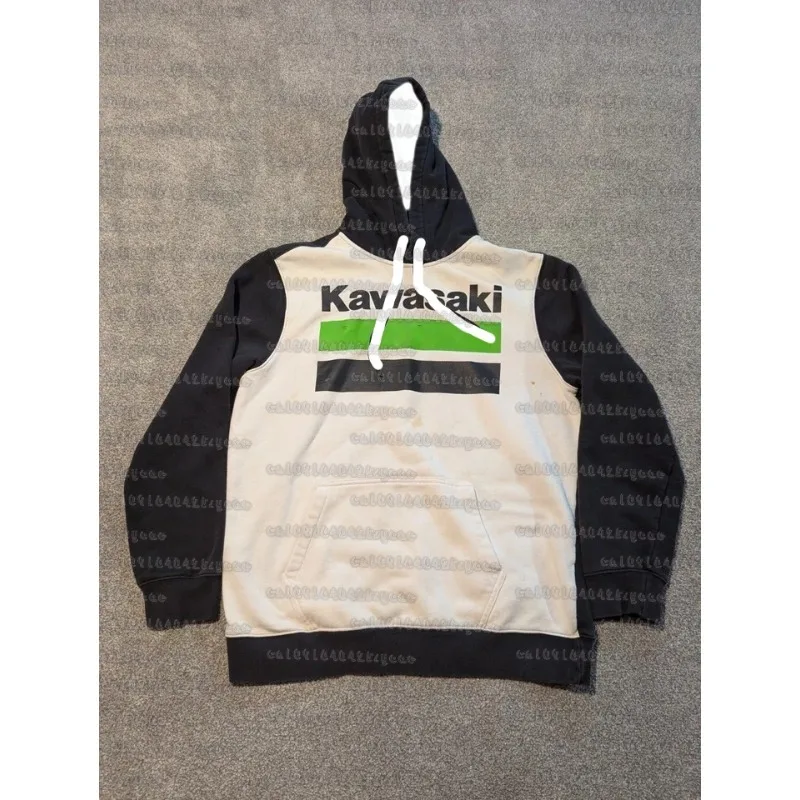 

KAWASAKI 2025 Новый мотоциклетный трикотаж с 3D принтом, толстовки с капюшоном для езды на велосипеде по бездорожью и горах, мужская и женская бронированная толстовка