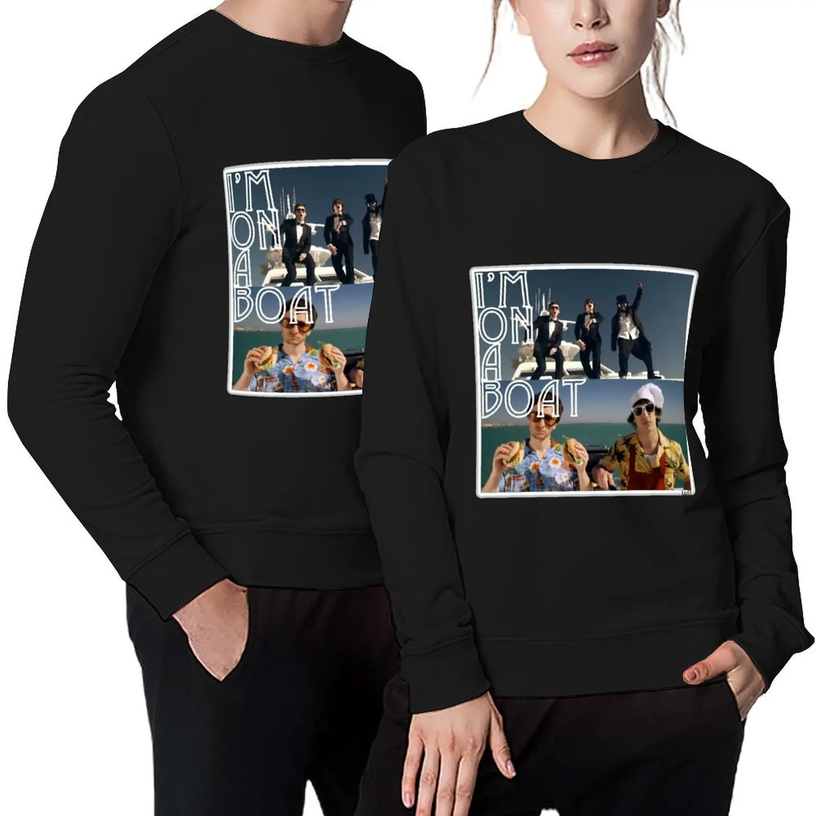 

I'm On A Boat Pullover tracksuits men's sweat-shirt set mens designer clothes aesthetic clothing autumn sweatshirt