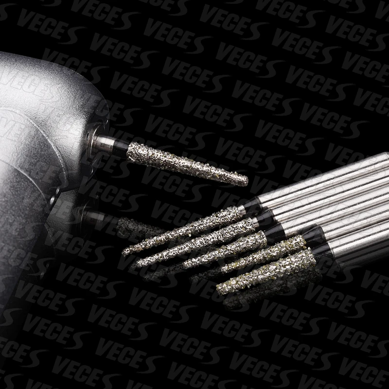 Fraises dentaires diamantées de type TF FG, perceuse, pièces à main à grande vitesse, fraises à grain pour la préparation des dents, série TF endodontique, 1.6mm