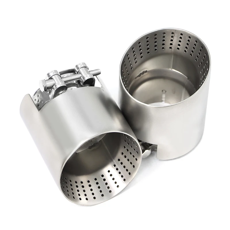 2pcs/lot Exhaust Tip For BMW 3 Series G20 G21 Exhaust Pipe Tailpipe 320d 330i 330e 320i Muffler Tip Nozzle Directly Plug Exhaust view 2