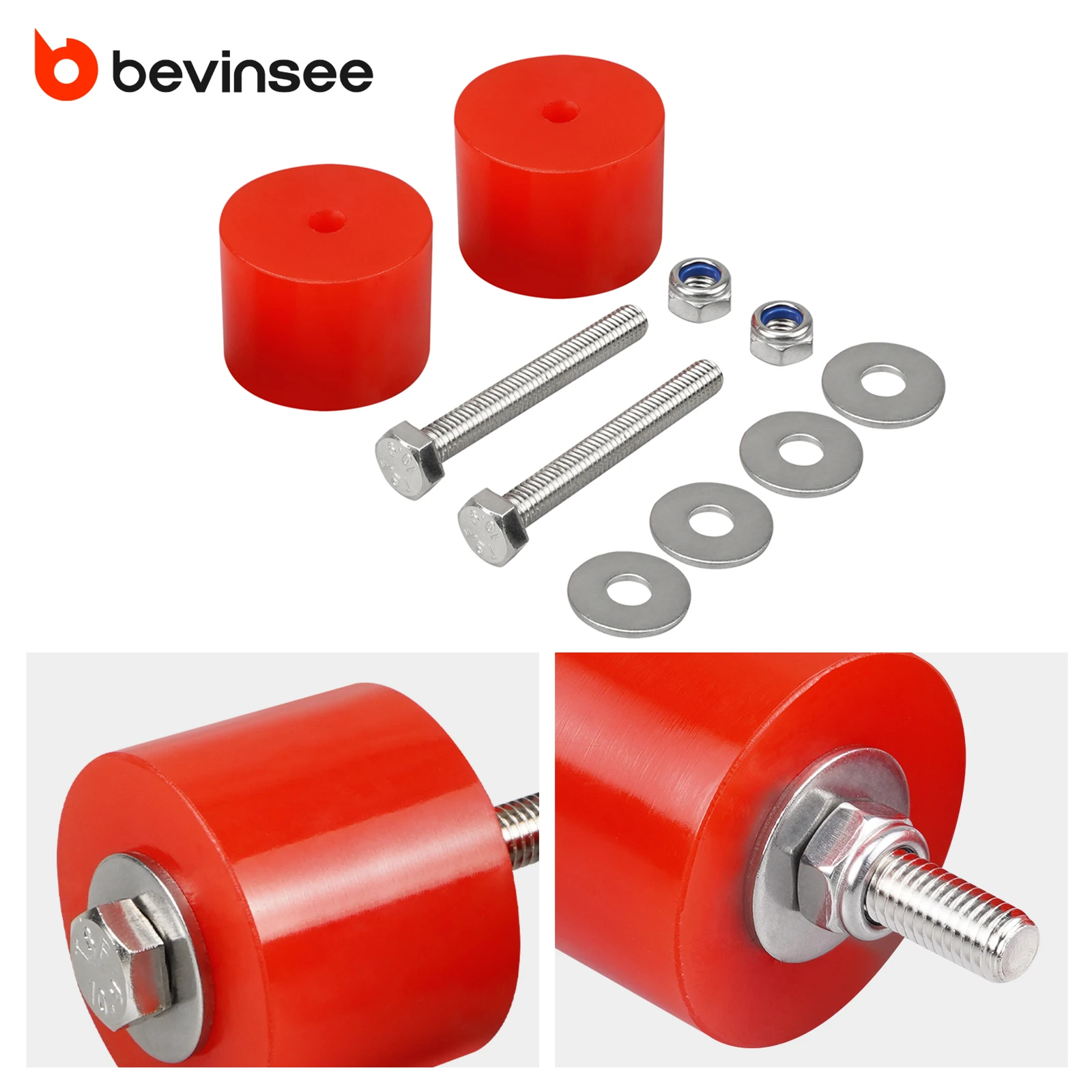 80A Polyurethane Transmission Mounts Bushings for BMW E90 E92 E93 E46 E36 E30 E82 E88 Z3 Z4, Replace for 22316799331,22322282340