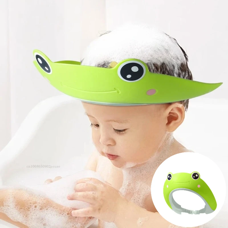 

Baby Shampoo Cap Adjustable Waterproof Eye Protection Earmuff Headgear Shampoo Cap Children's Baby Bath Shower Cap